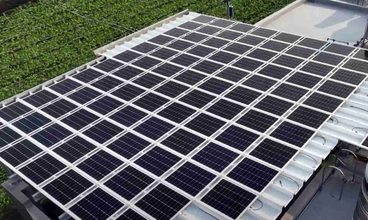 28国际SunSteel光电浪板升级双玻结构，，，，以提升机械负载强度及气候耐候度，，，，可广泛运用于多元场域