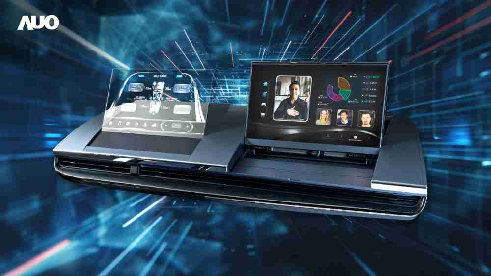 28国际Micro LED Display HMI解决方案打造透明Micro LED前座仪表，，，呈现信息并保留驾驶视野开阔；亦为副驾驶座乘客打造收放自如的Micro LED屏幕，，，，在不影响显示质量的前提于显示区内建镜头，，，让用户能与视讯对象直接眼神接触，，，，提供绝佳的双向沟通体验