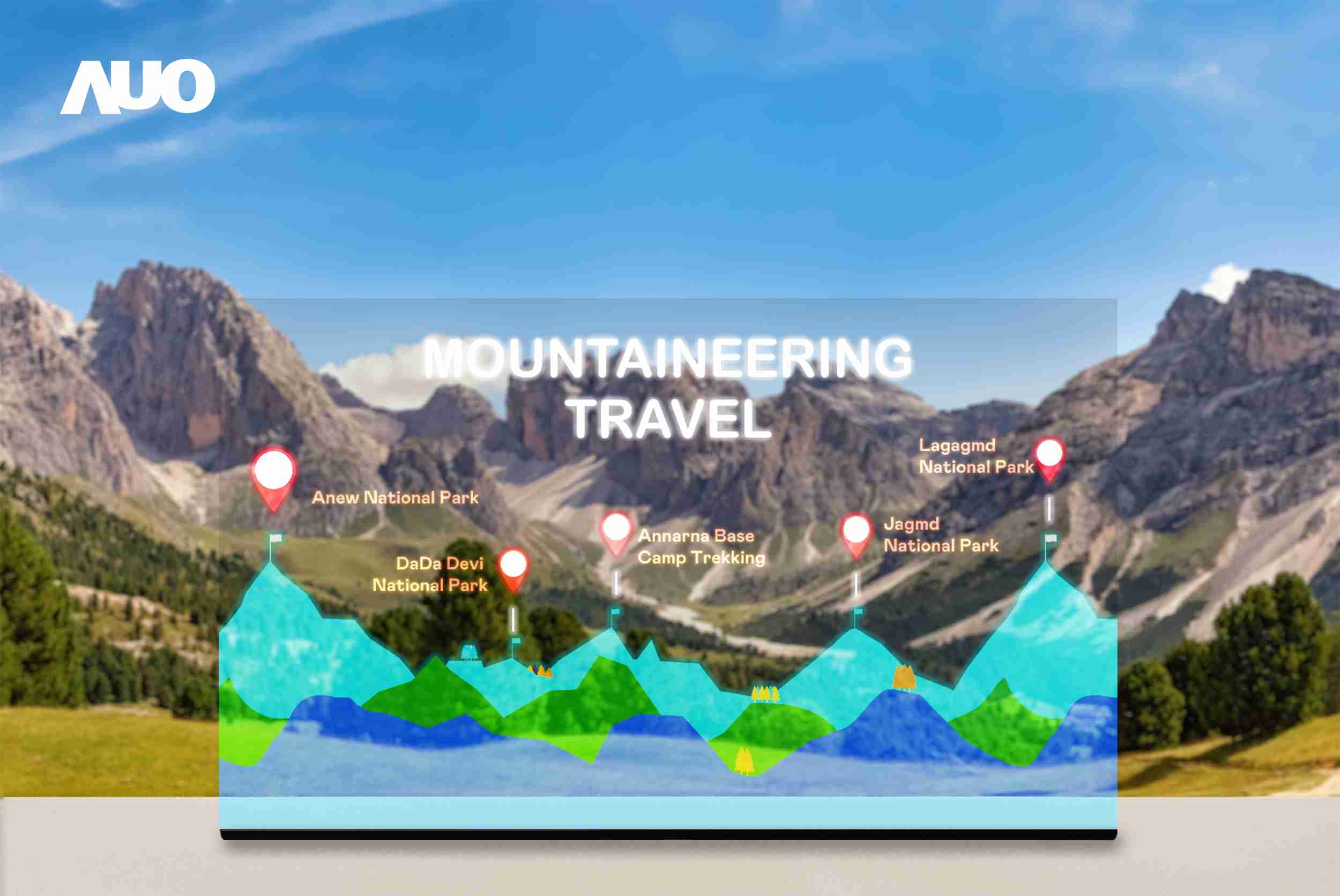 28国际展示全球单片尺寸最大(*)42吋透明Micro LED显示器拼接而成的〝64吋透明Micro LED显示器〞，，，，具备高透明度、、、、1,000 nits高亮度、、、广色域、、、、采用三边无边框的无缝拼接等多重特色，，，呈现超高清、、、、细腻画质而不遮挡后方视觉，，满足层峰需求，，可广泛运用于零售、、艺术展览或商业空间等场域